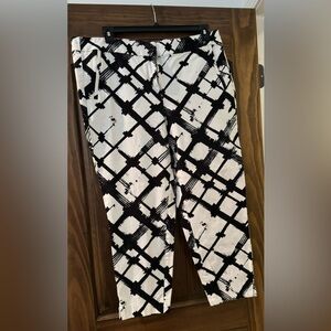 Lane Bryant Geometric Print Ankle Pants